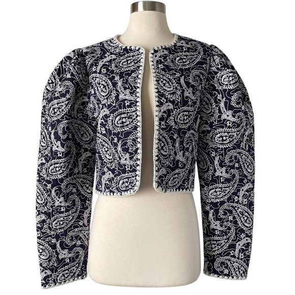 Sea New York Theodora Quilted Crop Jacket - Picture 3 of 9